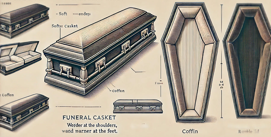 Are Caskets and Coffins the Same Thing?