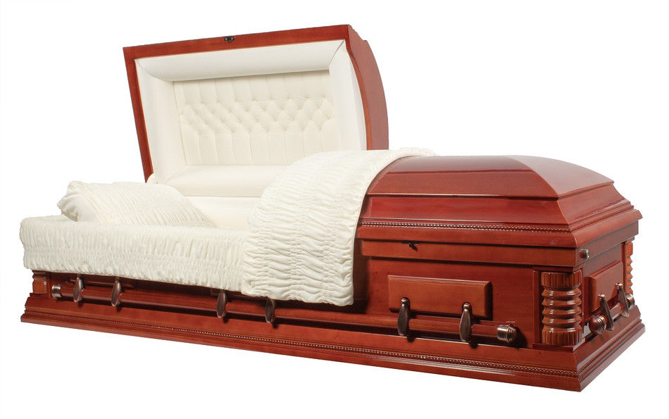Washington Poplar Mahogany Finish With Cream Interior