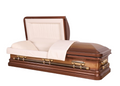 Constance Copper Casket with Ivory Velvet Interior - Metal Casket