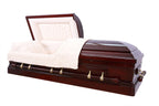 Presidential Solid Mahogany with Almond Velvet Interior