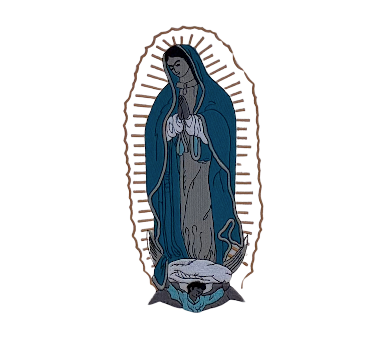 Guadalupe Head Panel - White