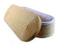 Infinitum Natural Handmade Casket with White Cotton Interior - Eco-Friendly Casket