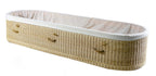 Infinitum Natural Handmade Casket with White Cotton Interior - Eco-Friendly Casket