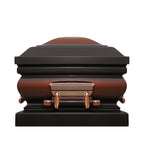 Legacy Bronze Casket with Almond Velvet Interior - Metal Casket