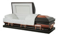 Legacy Bronze Casket with Almond Velvet Interior - Metal Casket