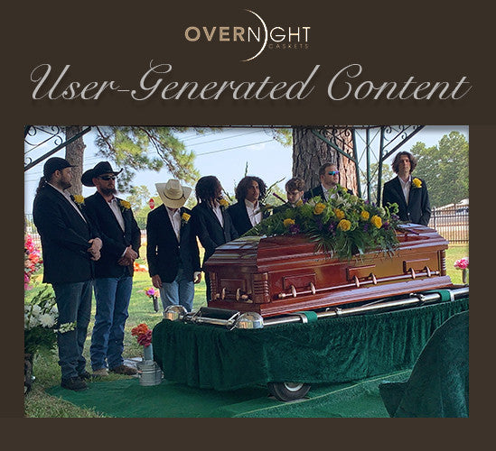 Lincoln Solid Poplar Casket with Almond Velvet Interior - Wood Casket