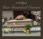 Monticello Rose with Pink Velvet Interior - Stainless Steel Casket