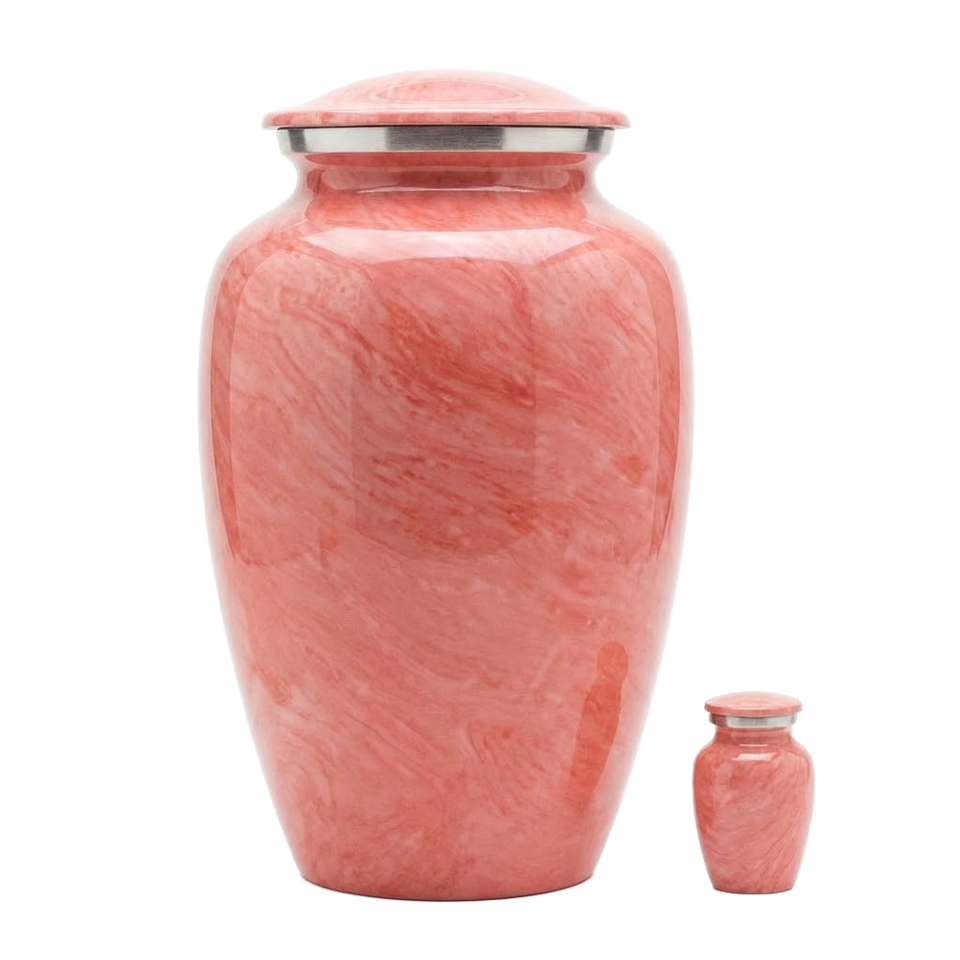 Motif Pastel Cremation Urn