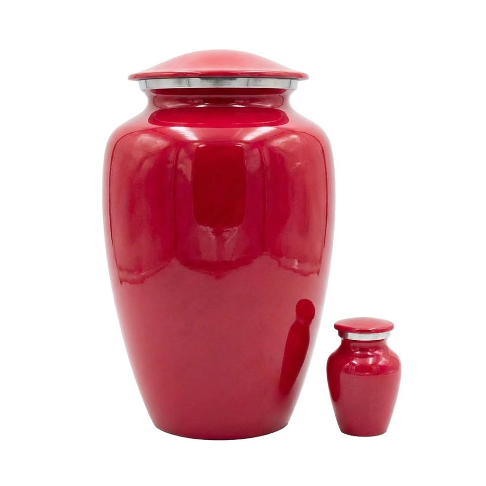 Motif Pastel Cremation Urn