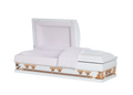 Spectrum Rose with Pink Velvet Interior - Oversize Metal Casket