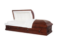Stouffer Poplar Veneer With White Velvet Interior - Wood Casket