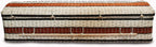 Terra Cado Natural Handmade Casket with White Cotton Interior - Eco-Friendly Casket