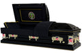 Veterans Army with Black Interior - Metal Casket