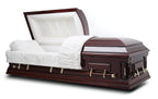 Washington Cherry Veneer  Finish With Ivory Velvet Interior