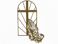 Praying Hands & Window Head Panel - White