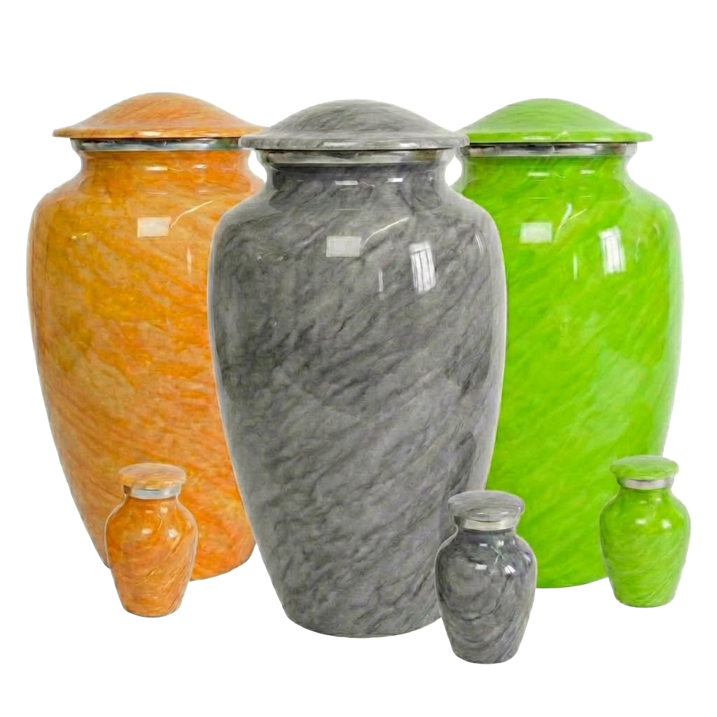 Motif Pastel Cremation Urn