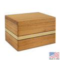 Chalet Mahogany Wood Urn