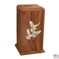 Serenity Doves Cedar Wood Urn