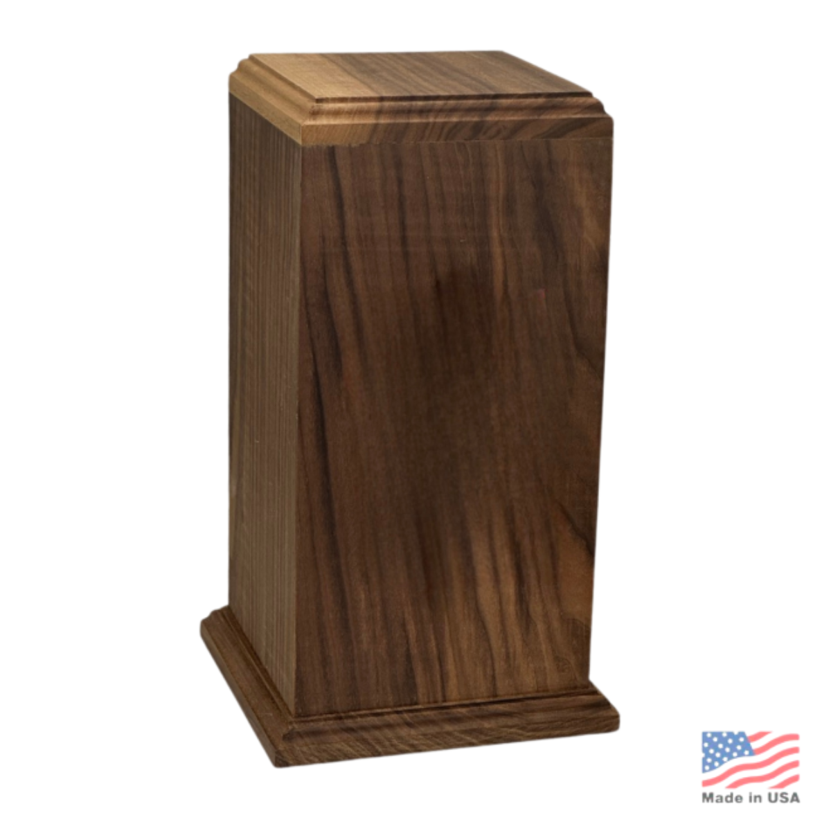 Mansfield Walnut Wood Urn