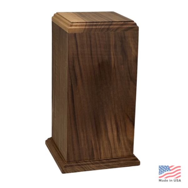 Mansfield Walnut Wood Urn