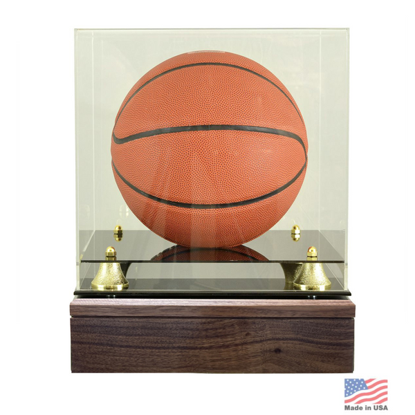 Basketball Memorial Display Wood Urn