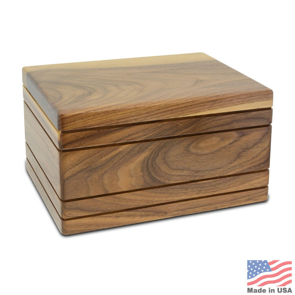 Whitney Walnut Wood Urn