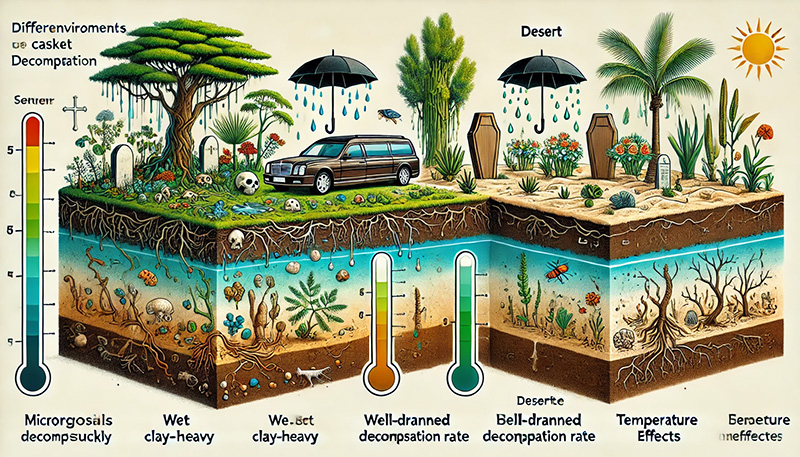 Environmental Factors on Wood Caskets