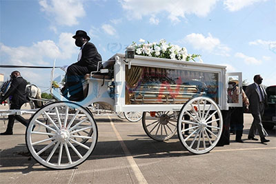 Fancy funeral transportation
